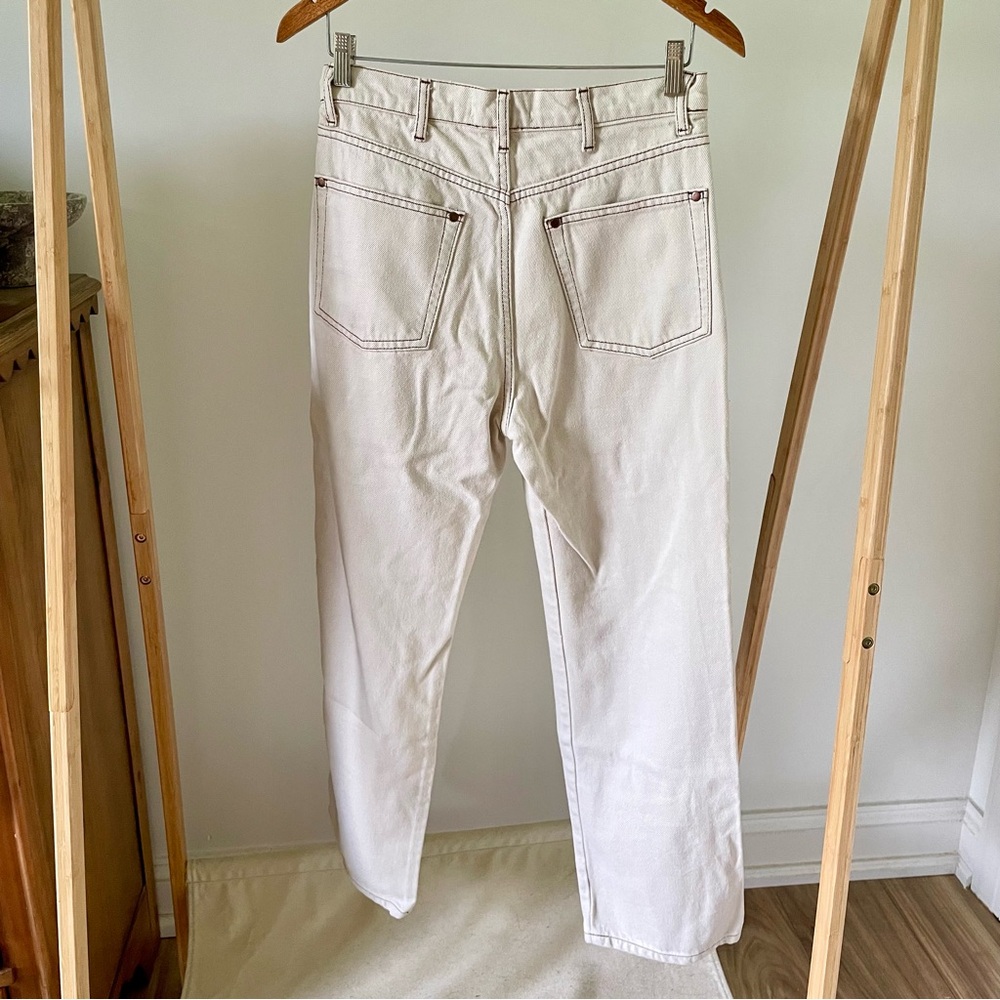 Reformation Cowboy High Rise Straight Jeans in Almond - 29 - Picture 4 of 6